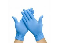 BLUE NITRILE DISPOSABLE GLOVES (ALL SIZES)